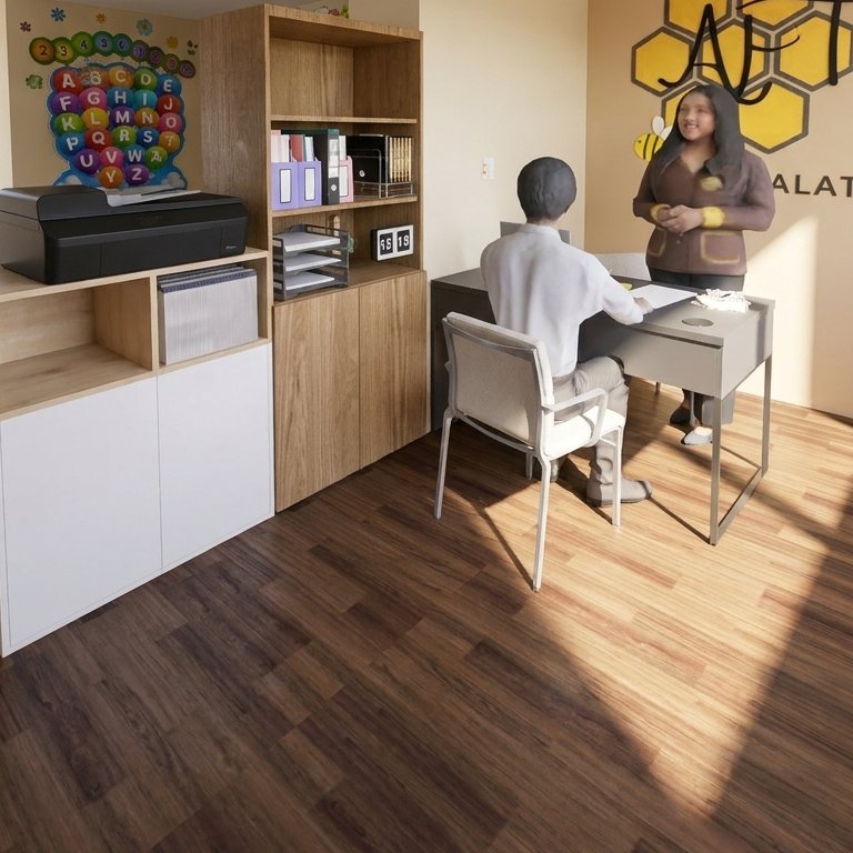 Mid-century home office