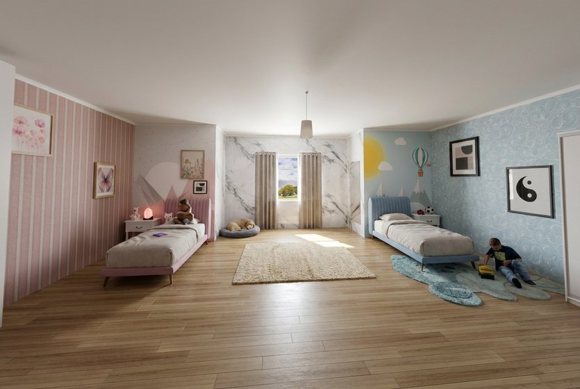 Eclectic bedroom