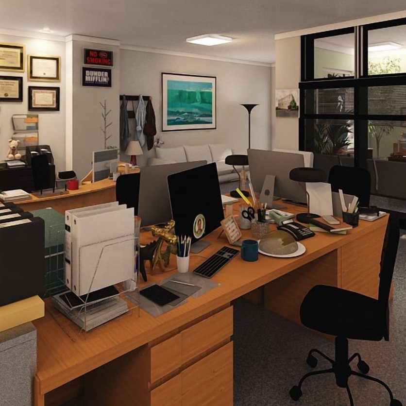 Mid-century home office