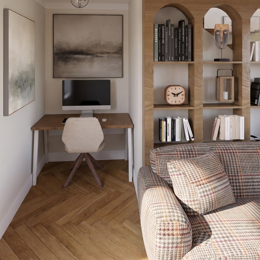 Scandinavian home office
