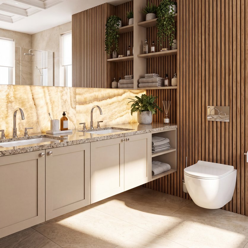 Mid-century bathroom