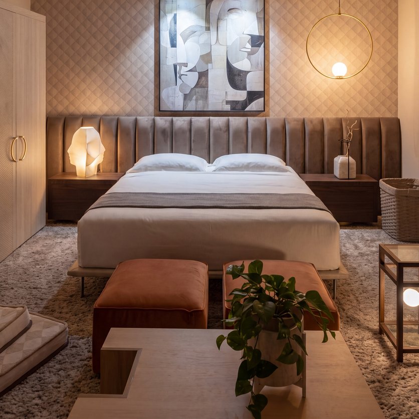 Mid-century bedroom