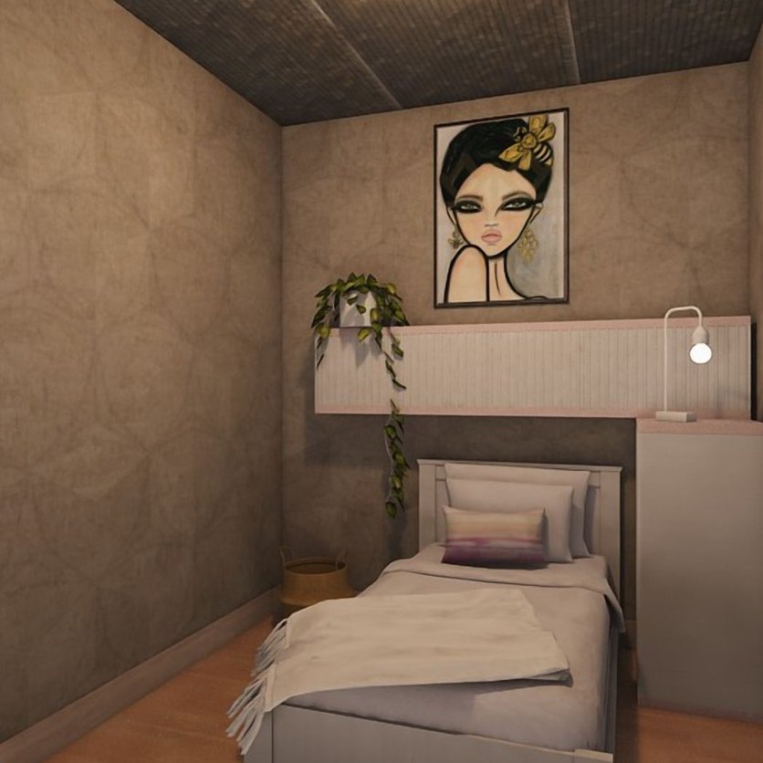 Mid-century bedroom