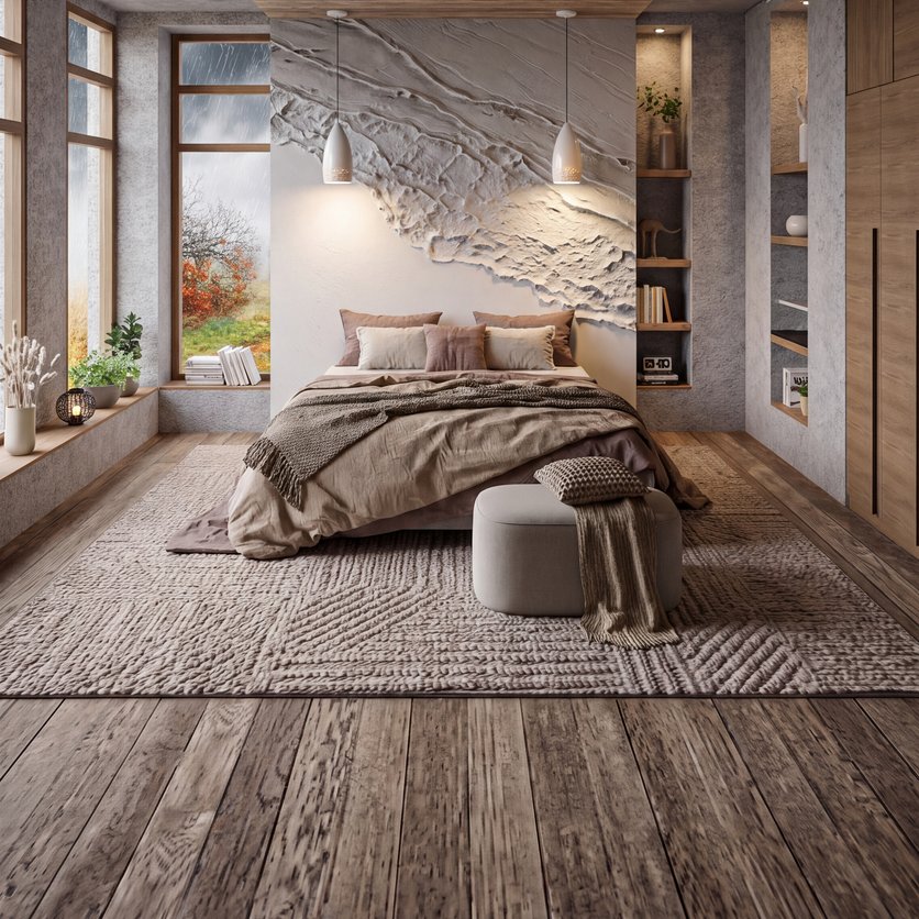 Wabi-sabi bedroom