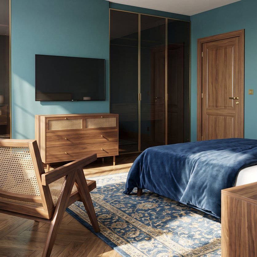 Traditional bedroom