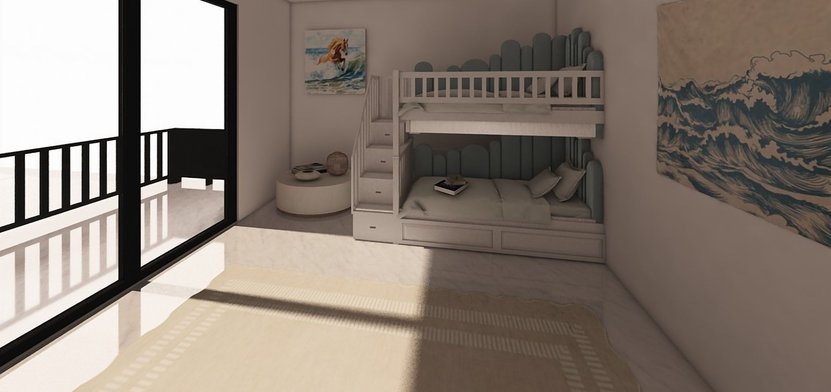 Coastal bedroom