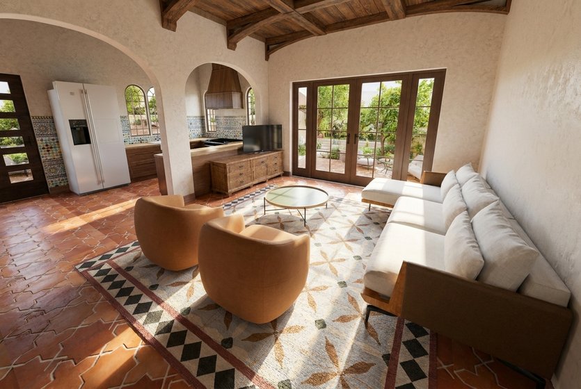 Traditional living room