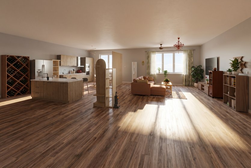 Mid-century living room