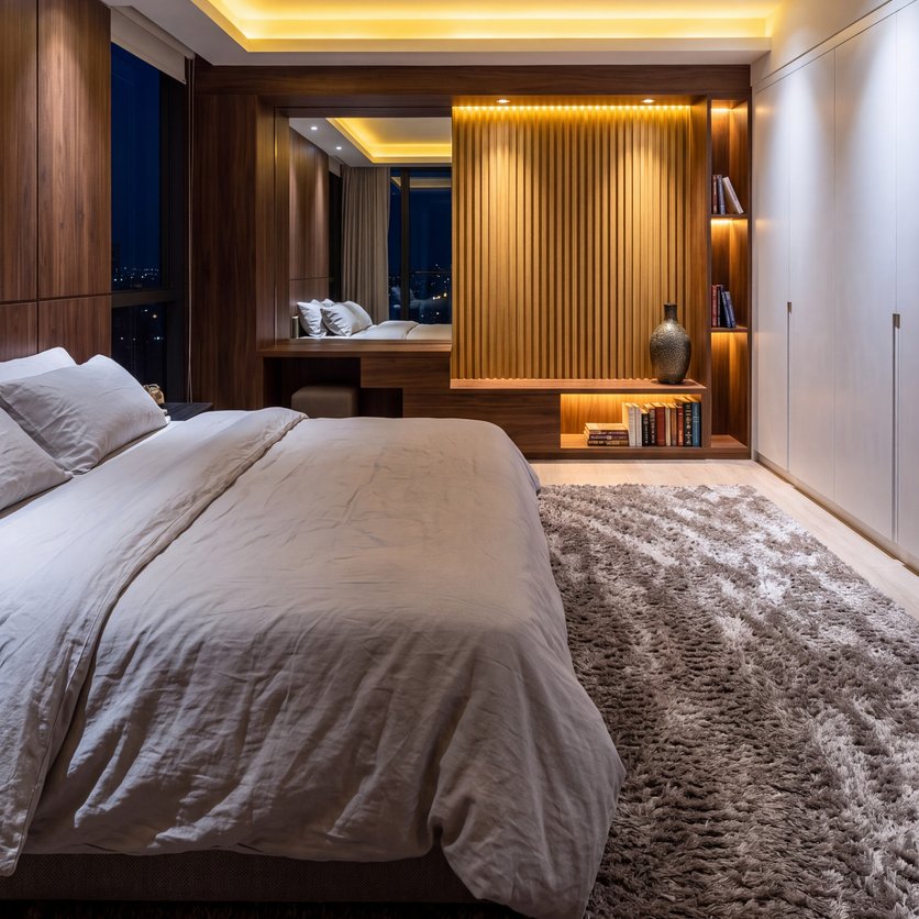 Mid-century bedroom