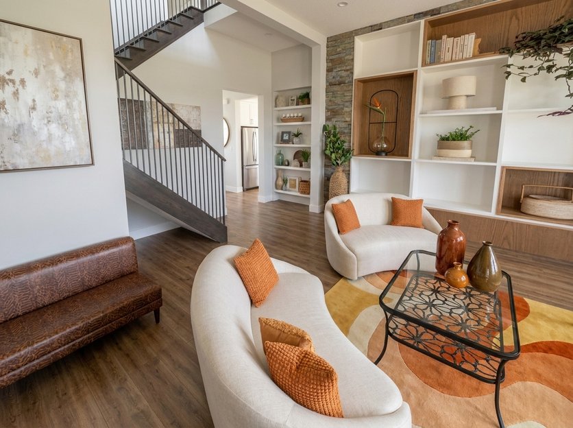 Mid-century living room