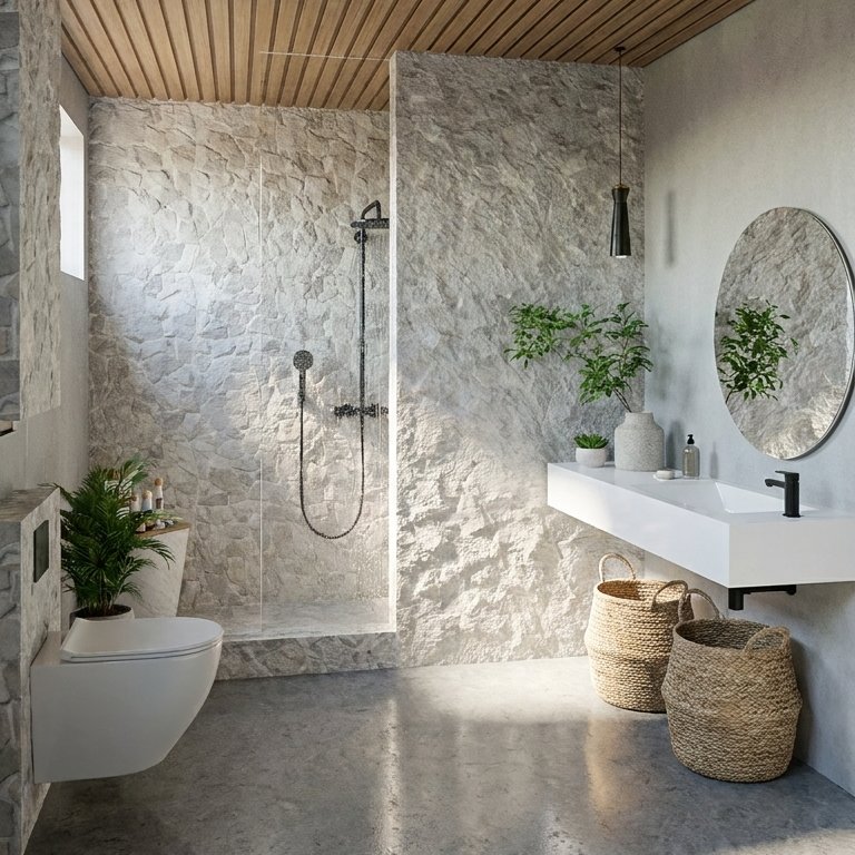 Mid-century bathroom