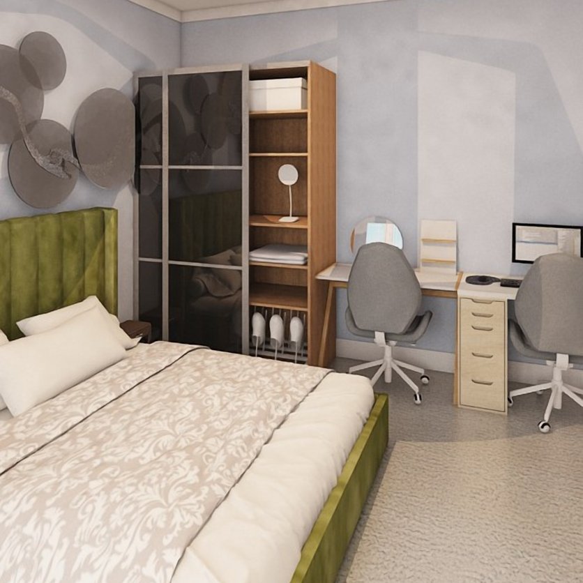 Contemporary bedroom