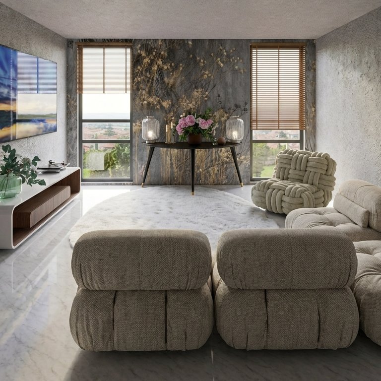 Mid-century living room