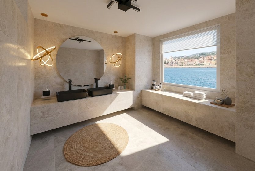 Mid-century bathroom