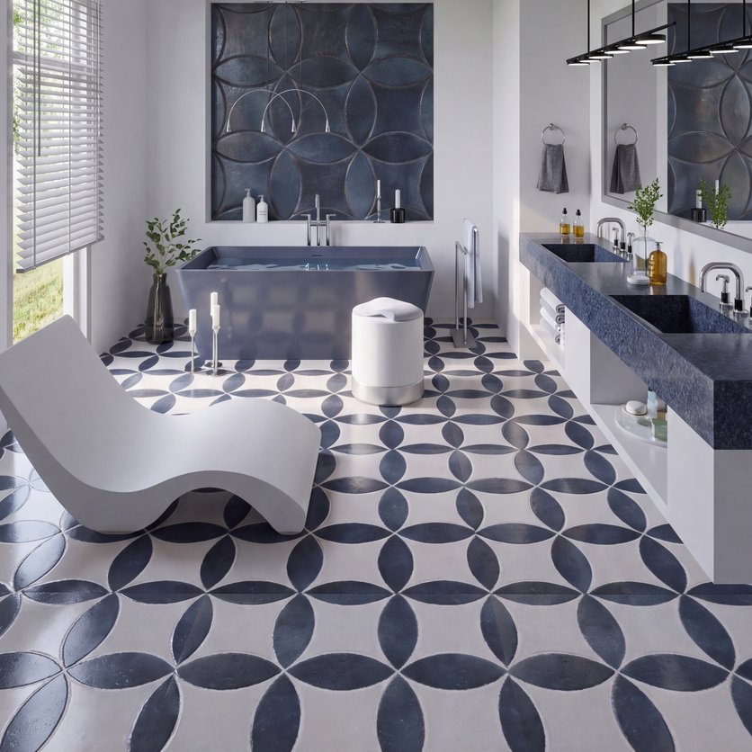 Mid-century bathroom