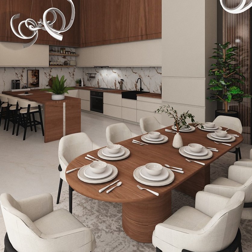 Mid-century dining room