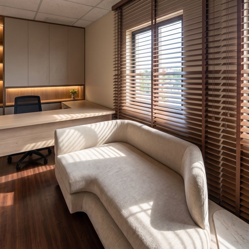 Mid-century home office