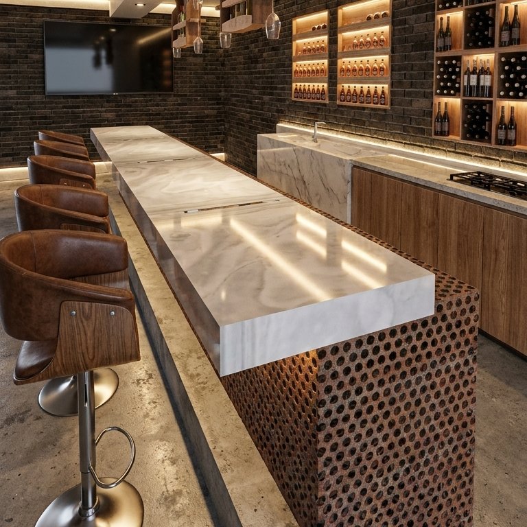 Industrial dining room