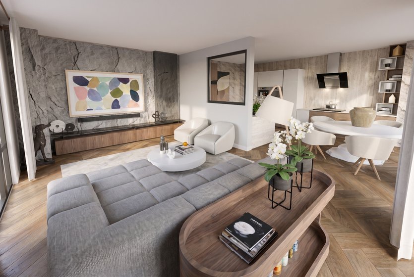 Mid-century living room