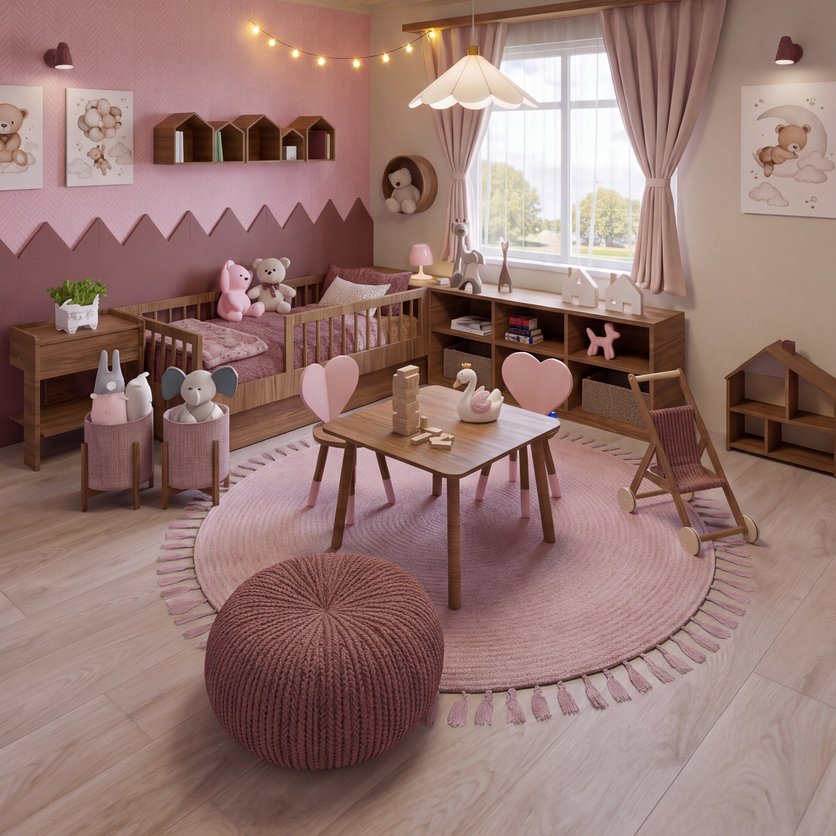 Scandinavian kids room