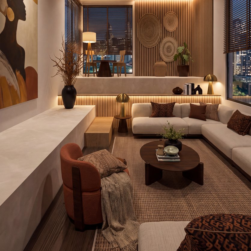 Boho living room