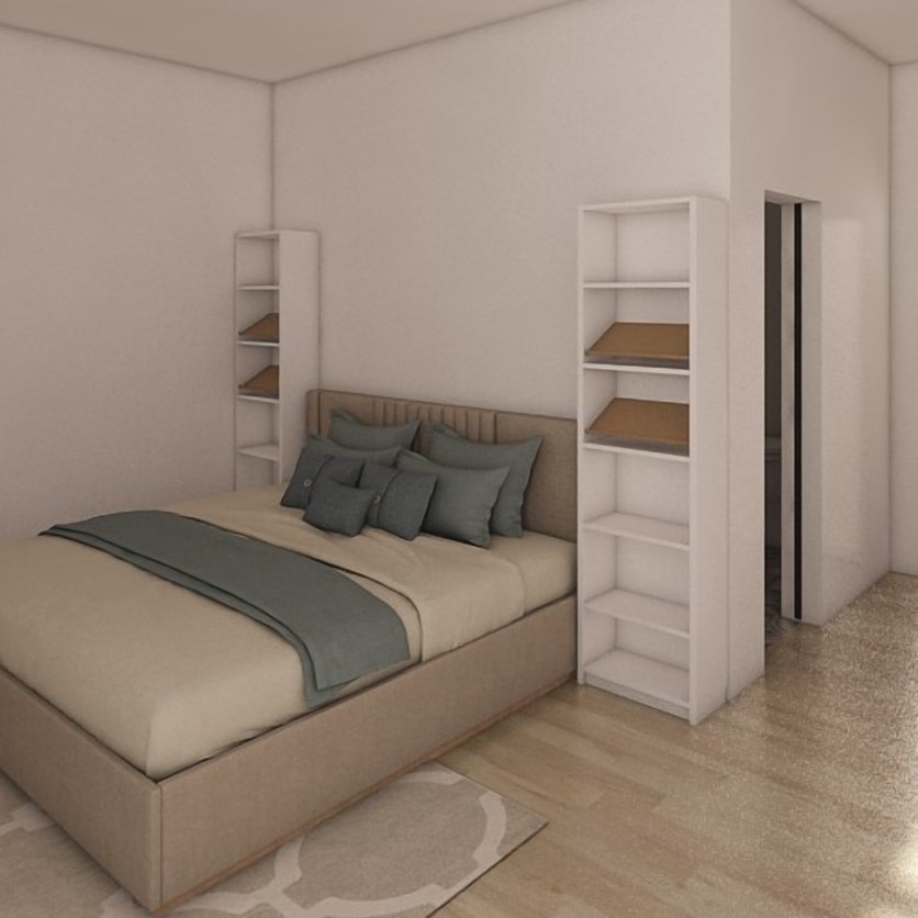 camera da letto in stile Scandinavo