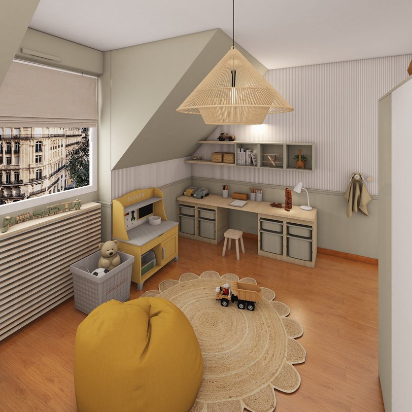 Scandinavian kids room