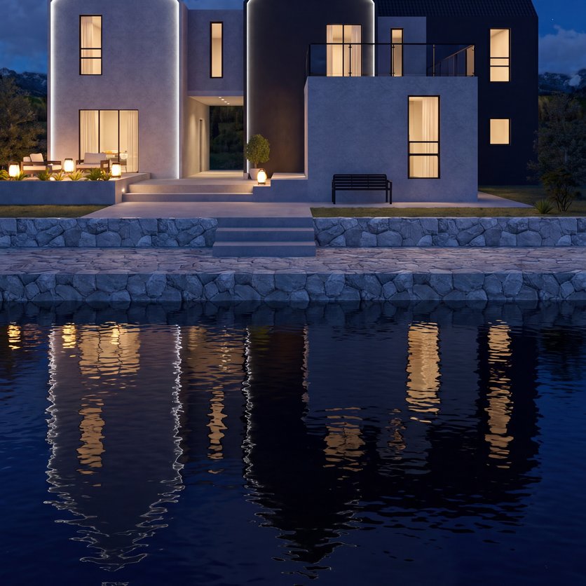 Contemporary floor plan