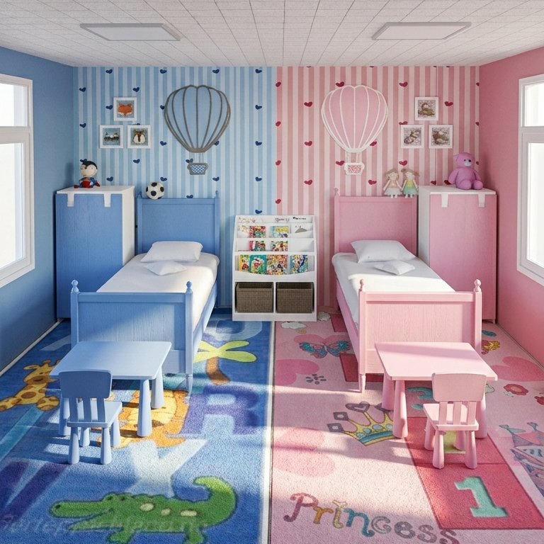 Contemporary kids room