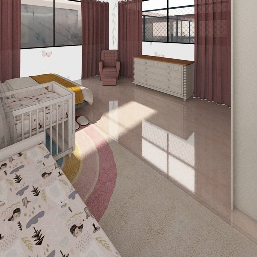 Mid-century bedroom