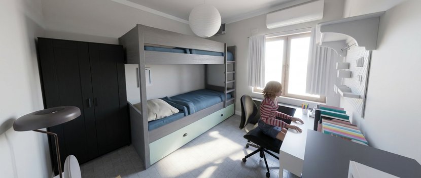 Scandinavian bedroom
