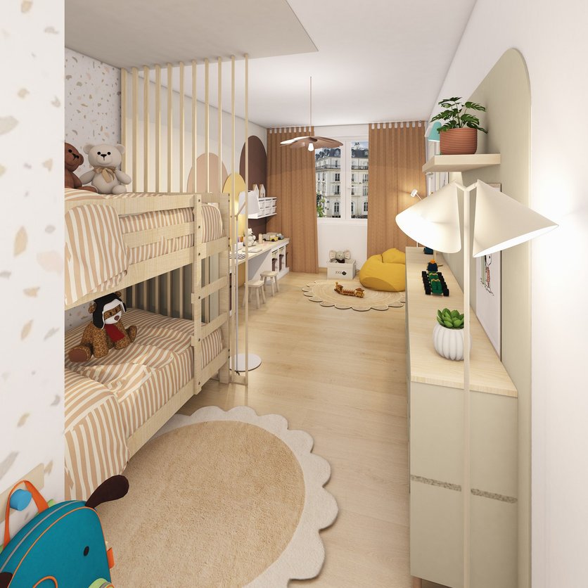 Scandinavian kids room
