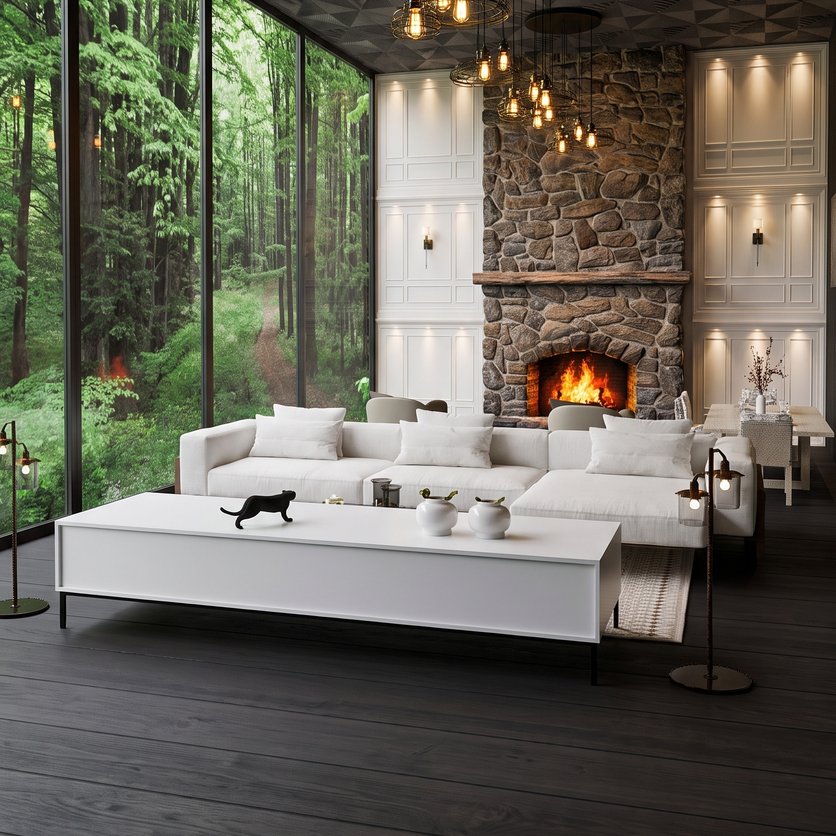Mid-century living room