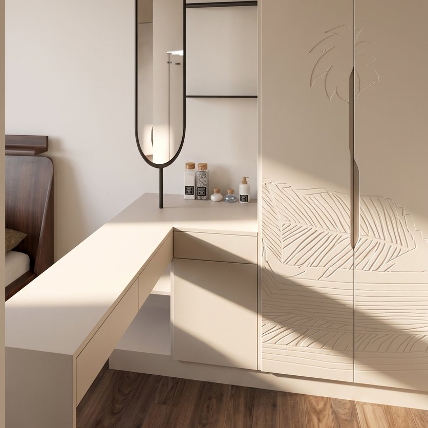 Mid-century bedroom