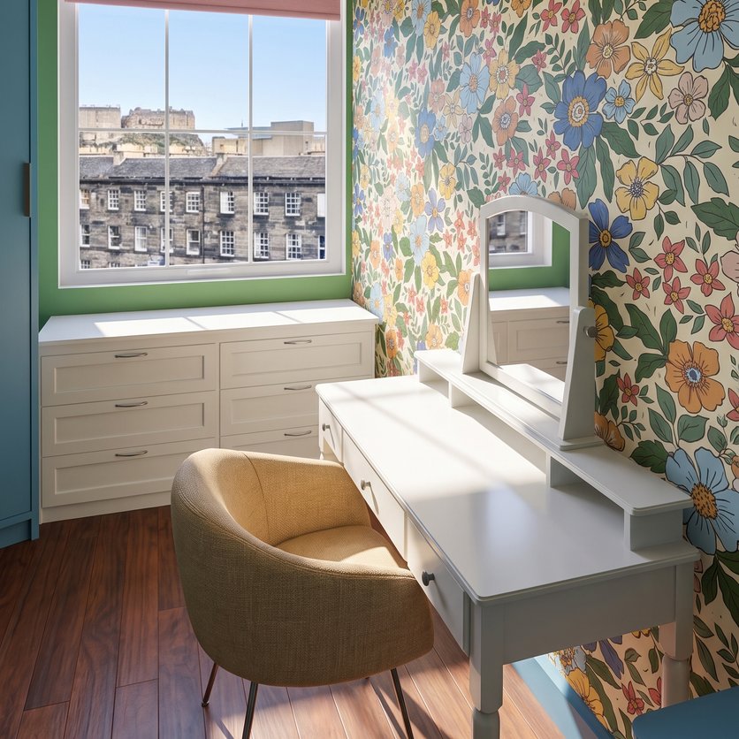 Eclectic home office