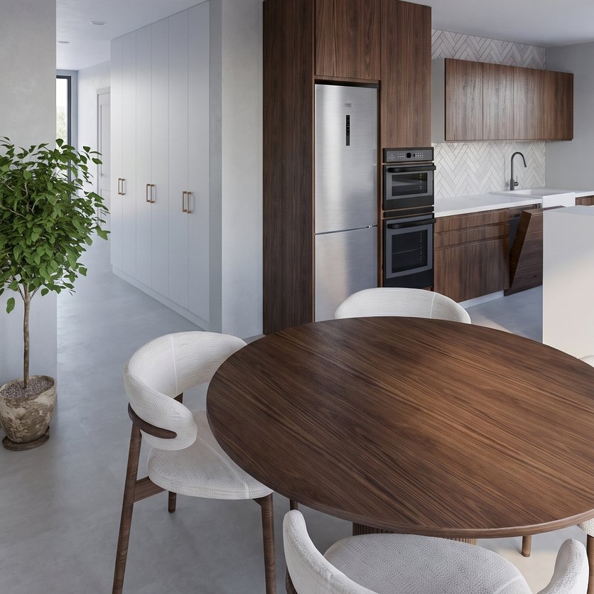 cucina in stile Mid-century