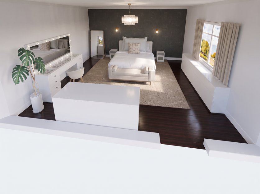 Mid-century bedroom