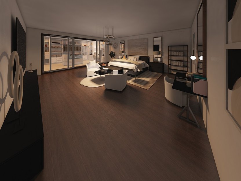Schlafzimmer im Stil Mid-Century
