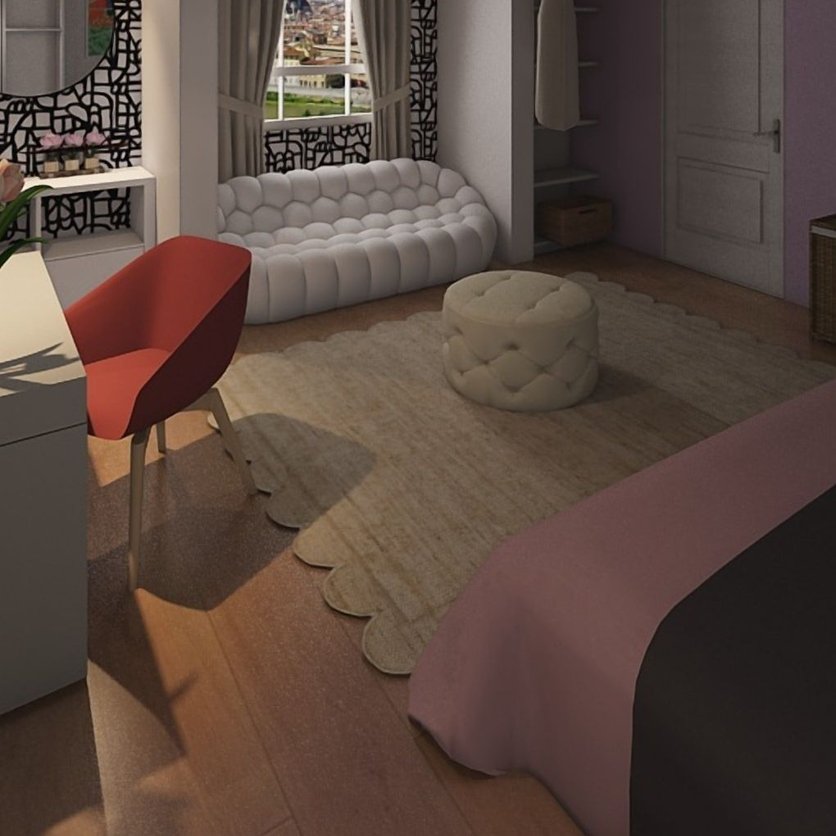 Scandinavian bedroom