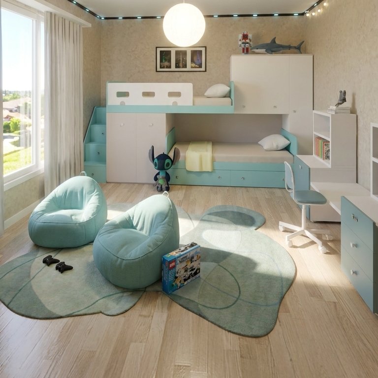 Scandinavian kids room
