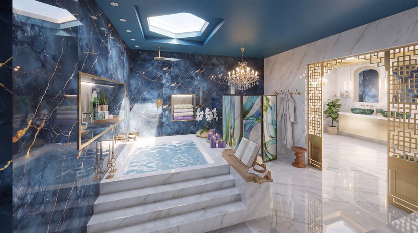 Contemporary bathroom