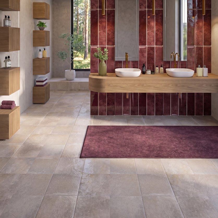 Mid-century bathroom