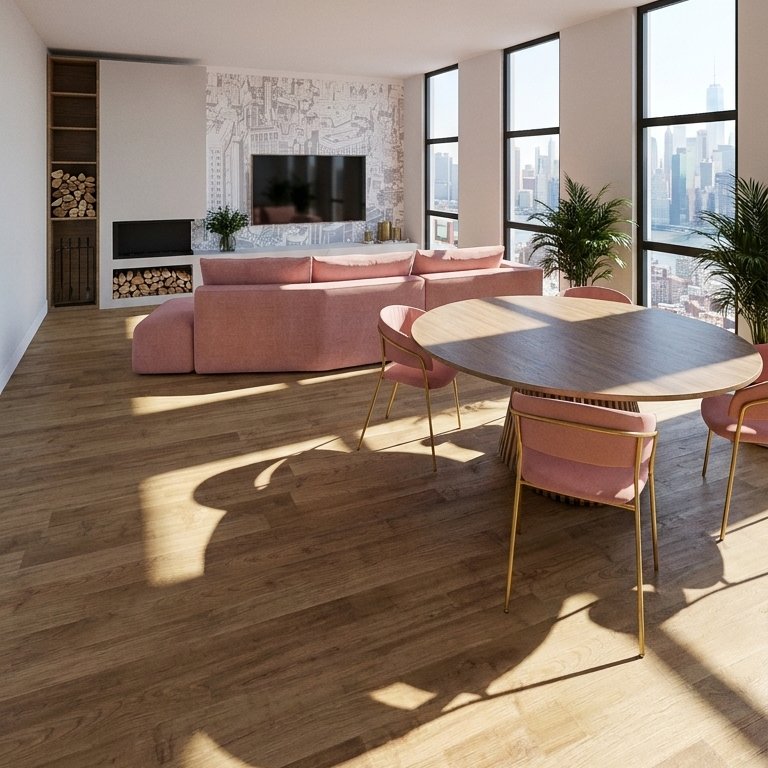 Mid-century living room