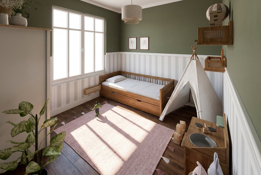 Scandinavian kids room