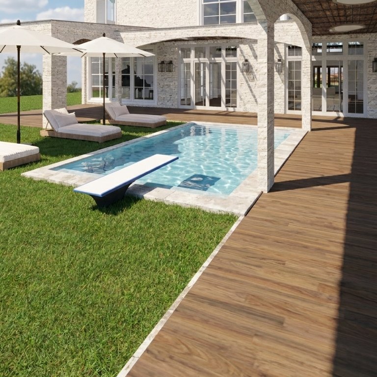 Facade Rustic outdoor space