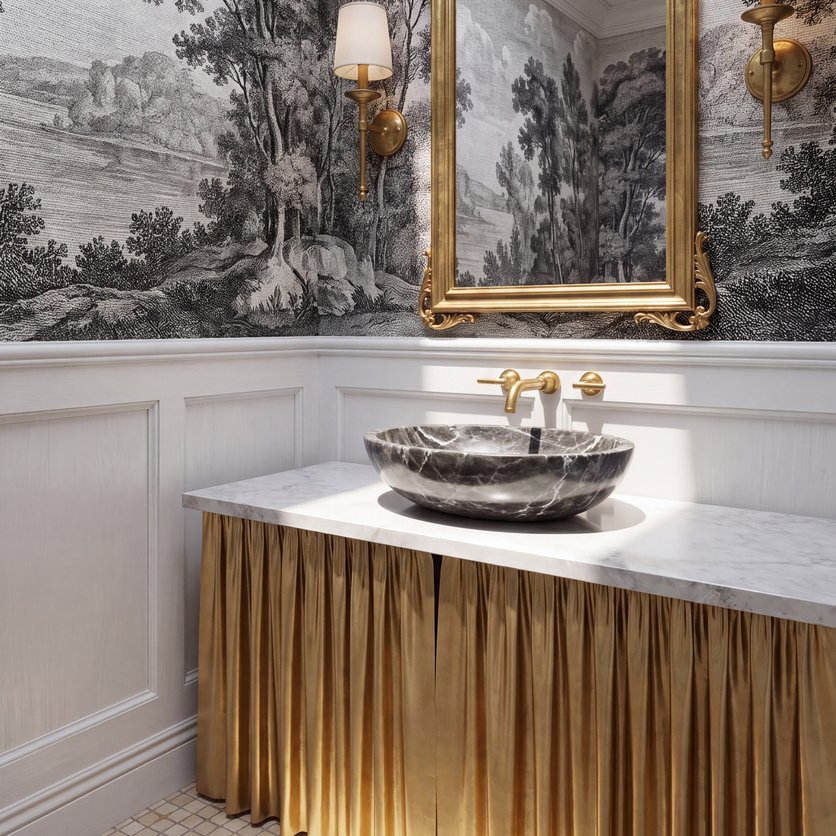 Traditional bathroom