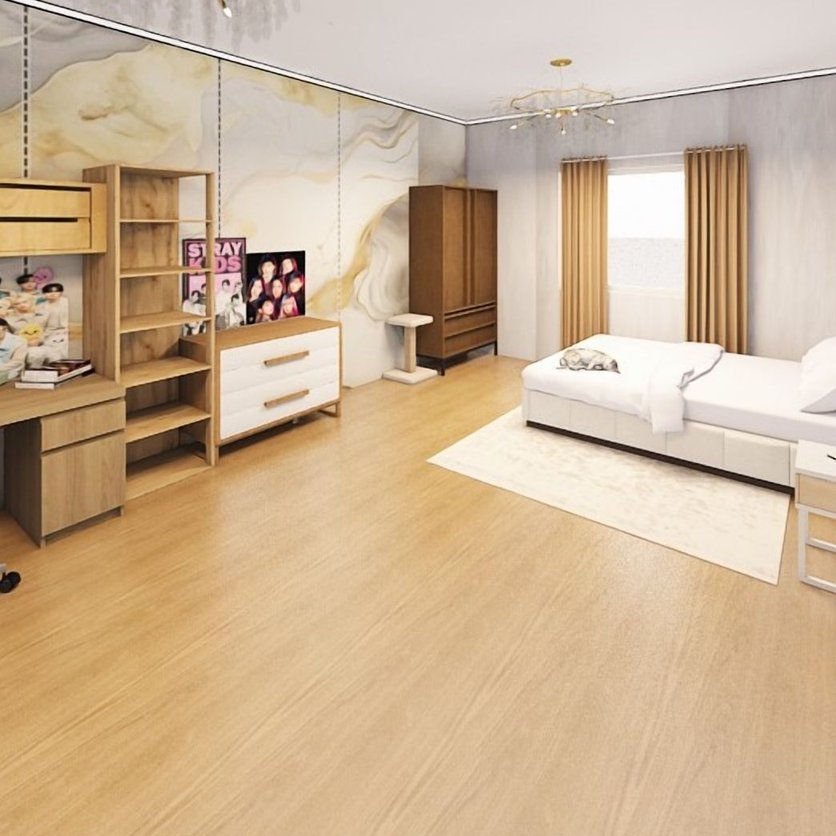 Contemporary bedroom