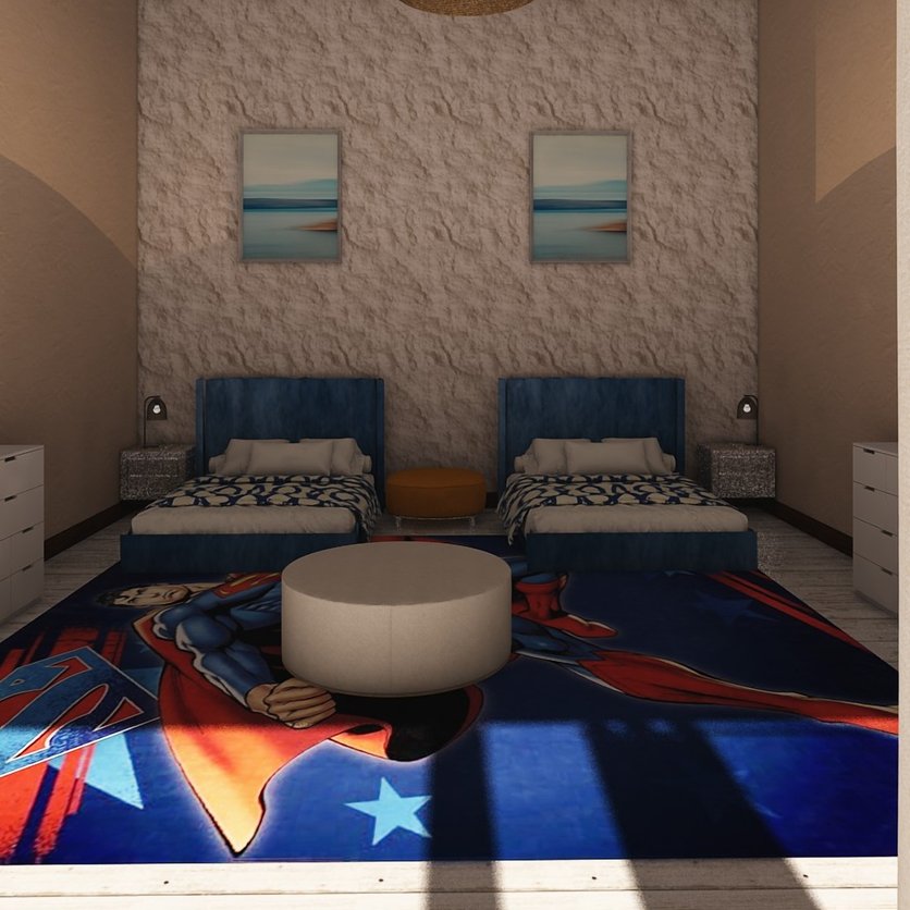 Mid-century bedroom