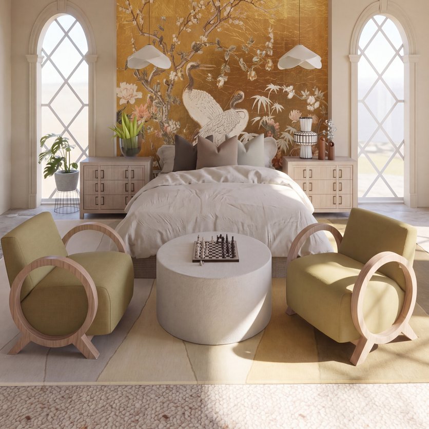 Asian bedroom