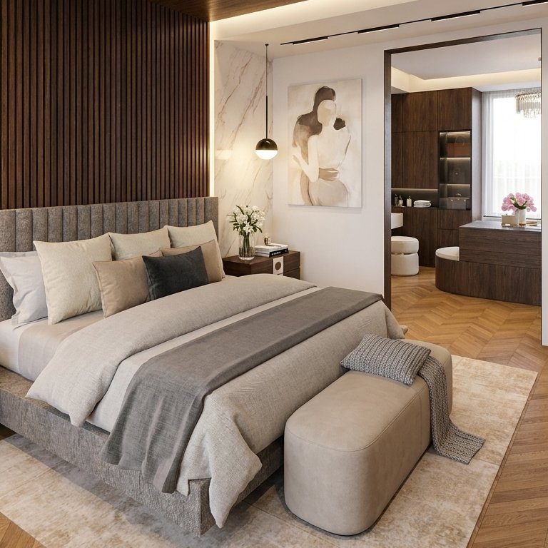 Mid-century bedroom